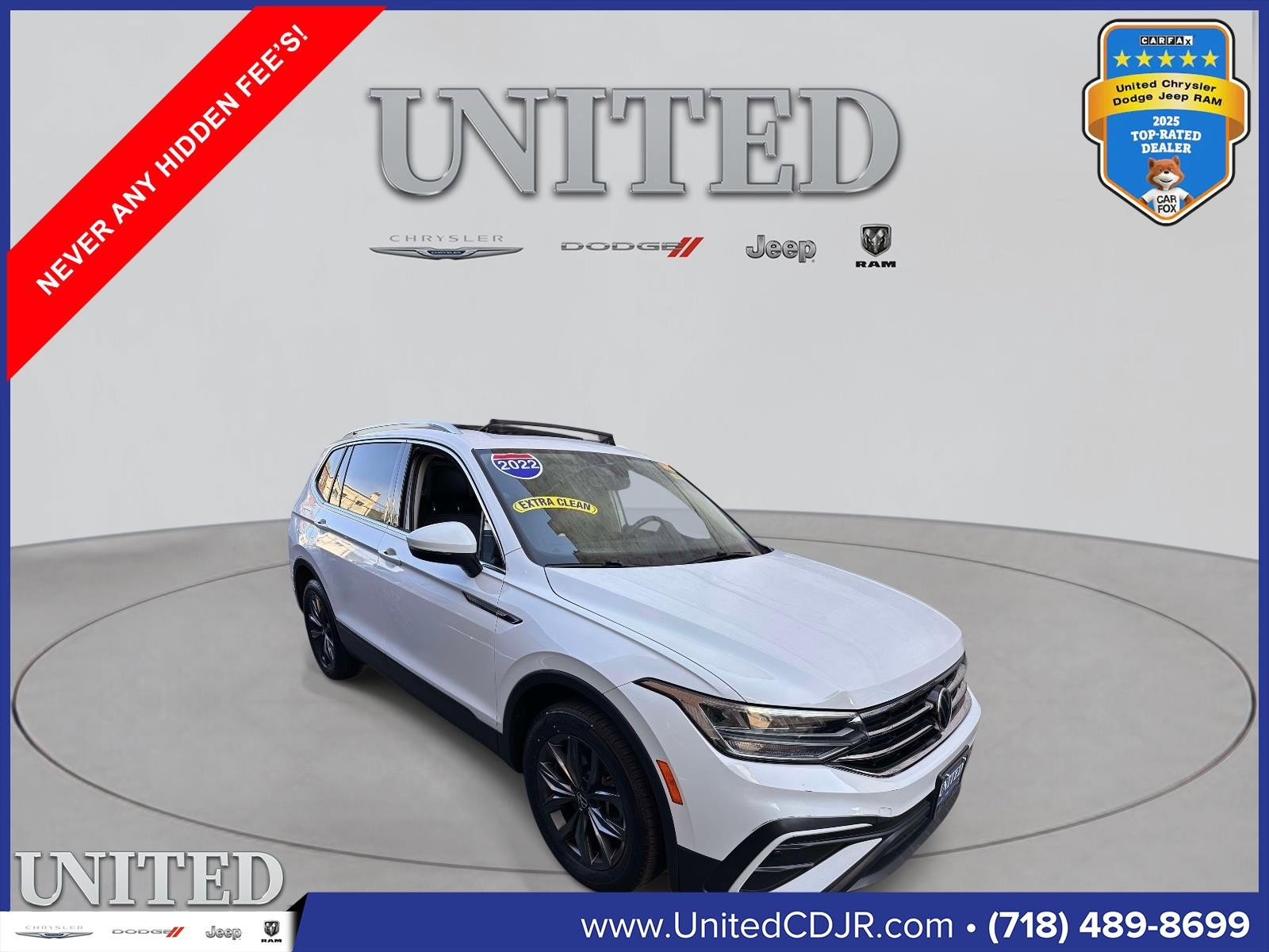 Used 2022 Volkswagen Tiguan SE w/ Panoramic Sunroof Package AWD/4WD image 1