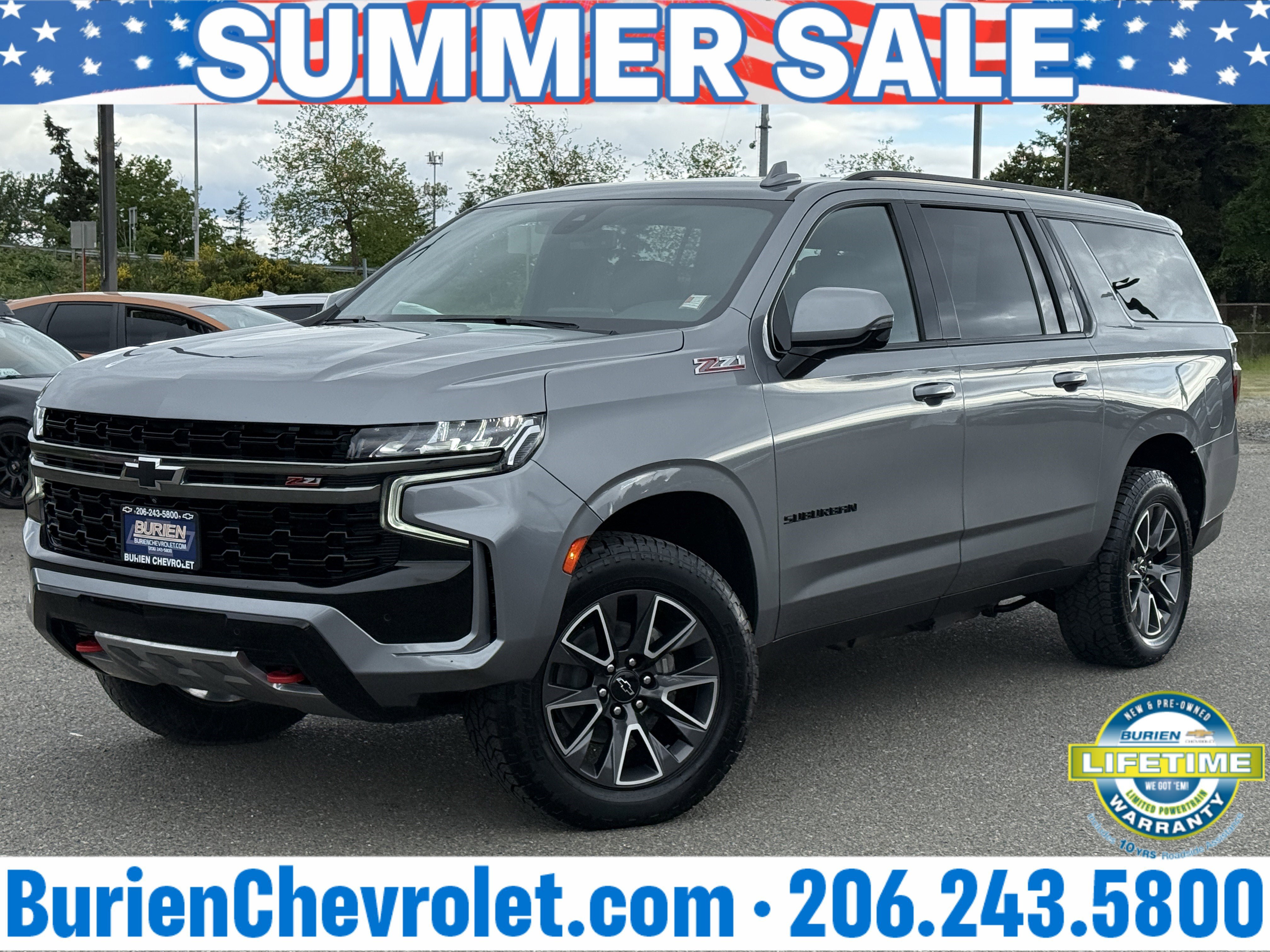 Used 2022 Chevrolet Suburban Z71 w/ Luxury Package AWD/4WD video 1