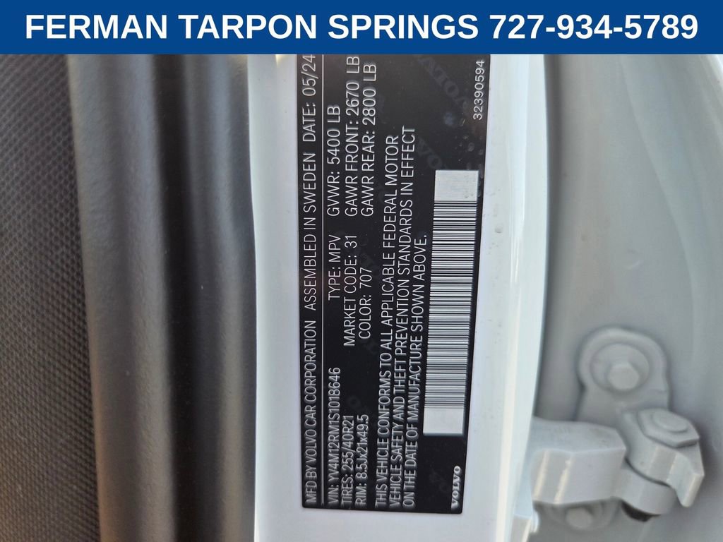 Used 2025 Volvo XC60 B5 Ultra w/ Protection Package Premier image 21