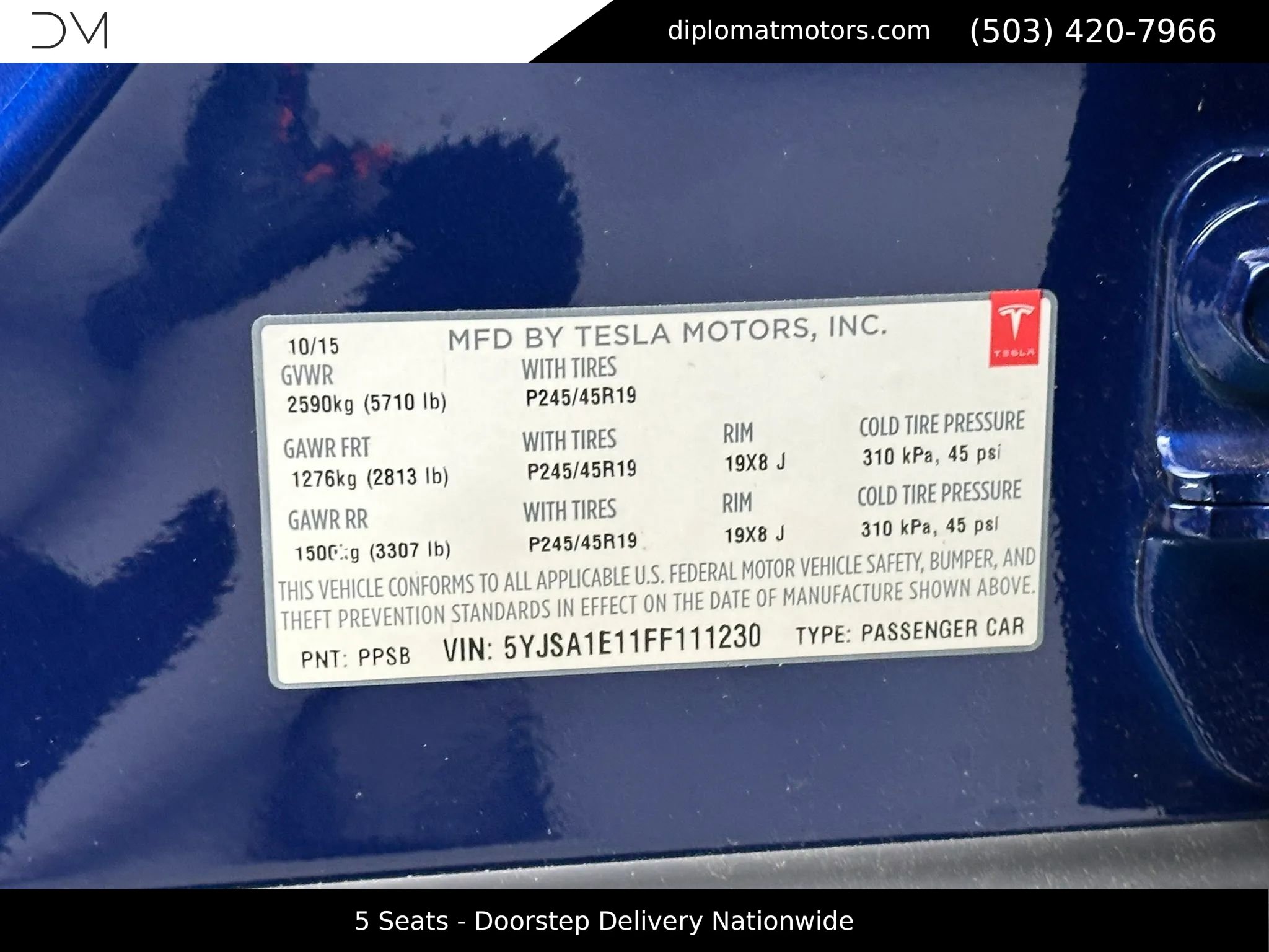 Used 2015 Tesla Model S 85 image 46