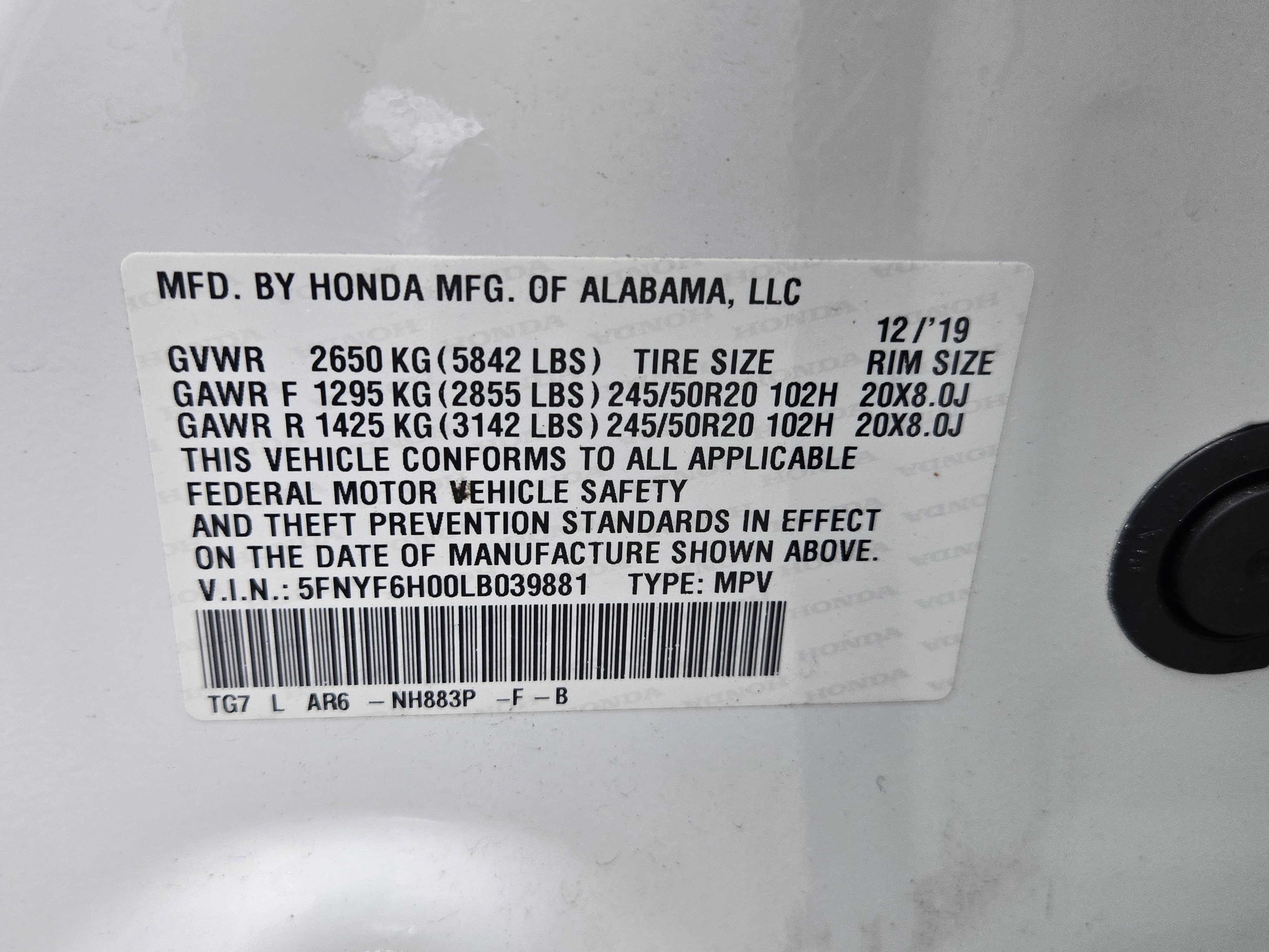 Used 2020 Honda Pilot Elite image 31