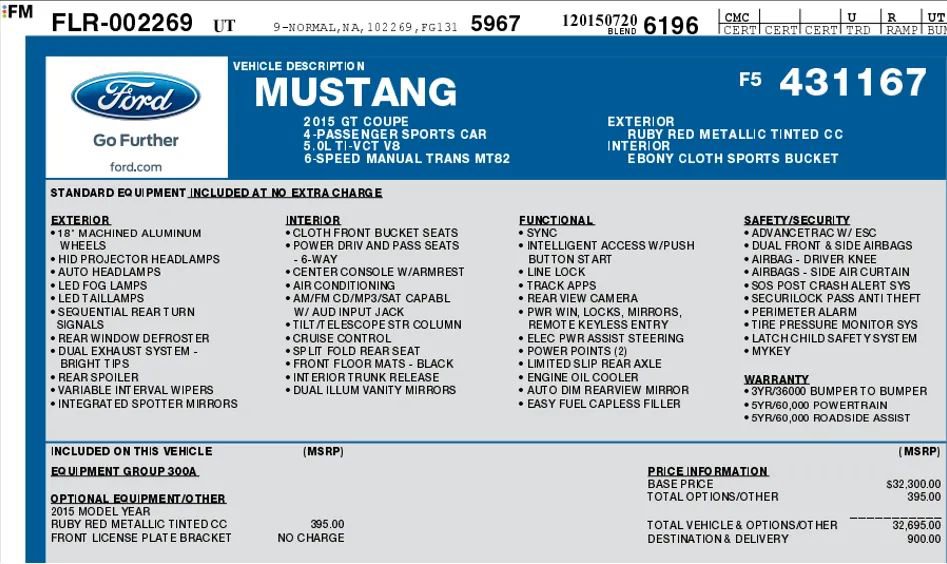 Used 2015 Ford Mustang GT RWD image 2