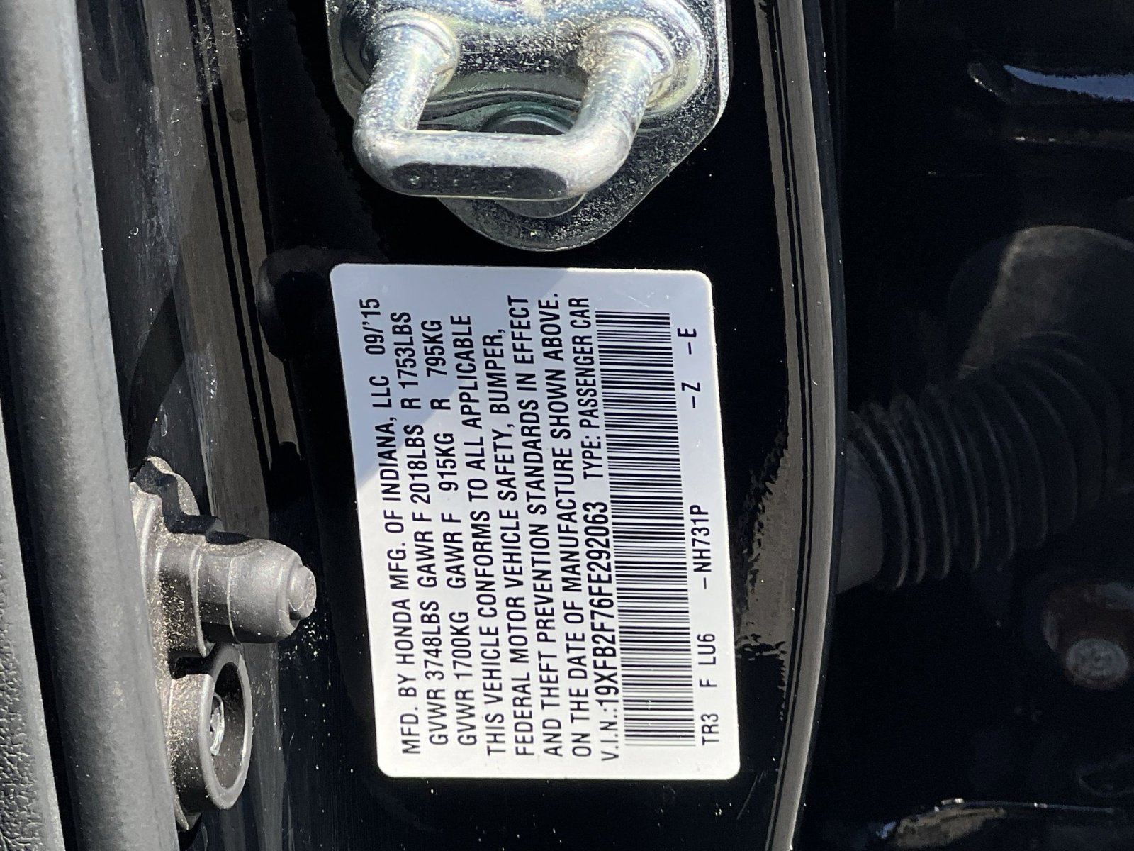 Used 2015 Honda Civic SE image 27