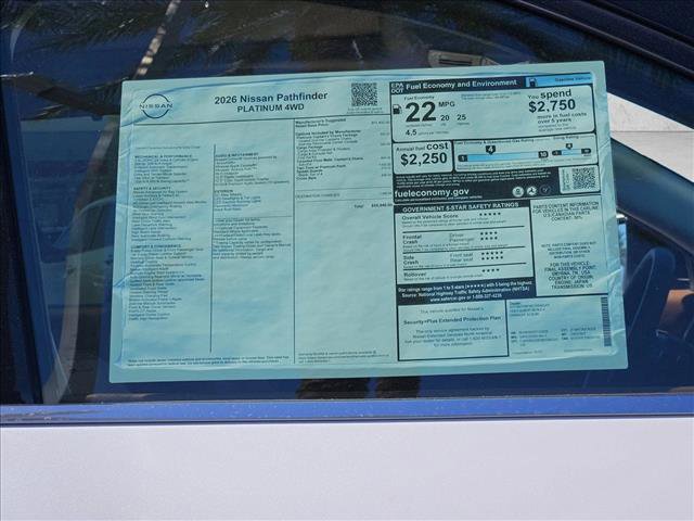 New 2026 Nissan Pathfinder Platinum image 17