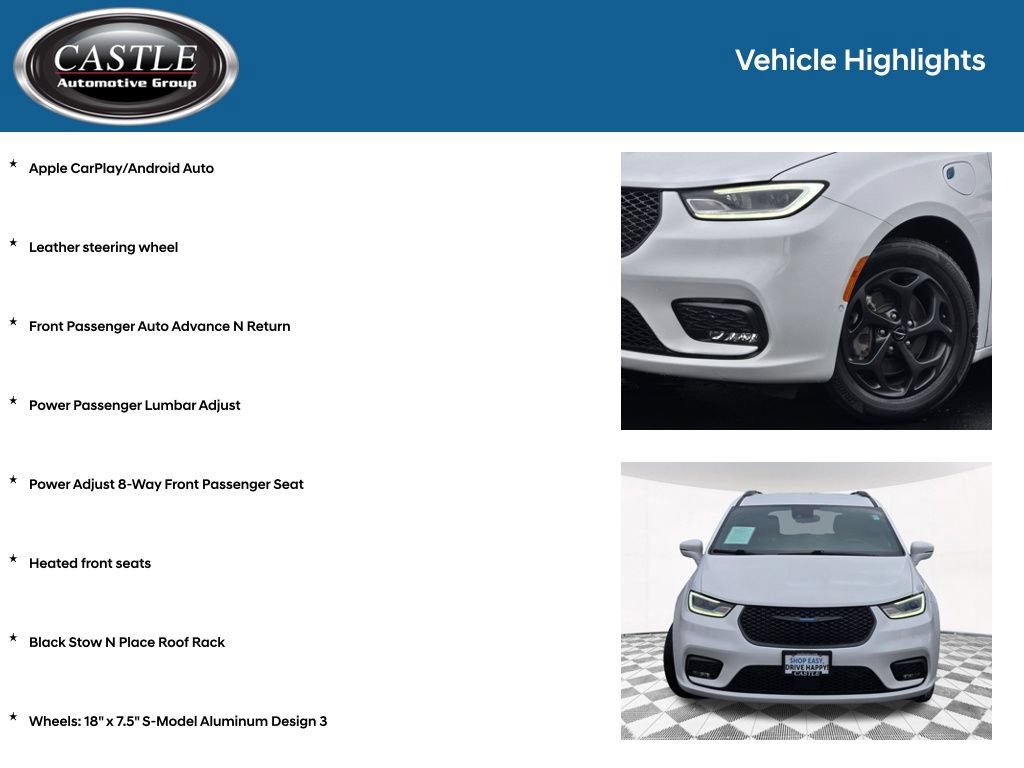 Used 2021 Chrysler Pacifica Touring-L w/ Uconnect Theater Family Group FWD image 20