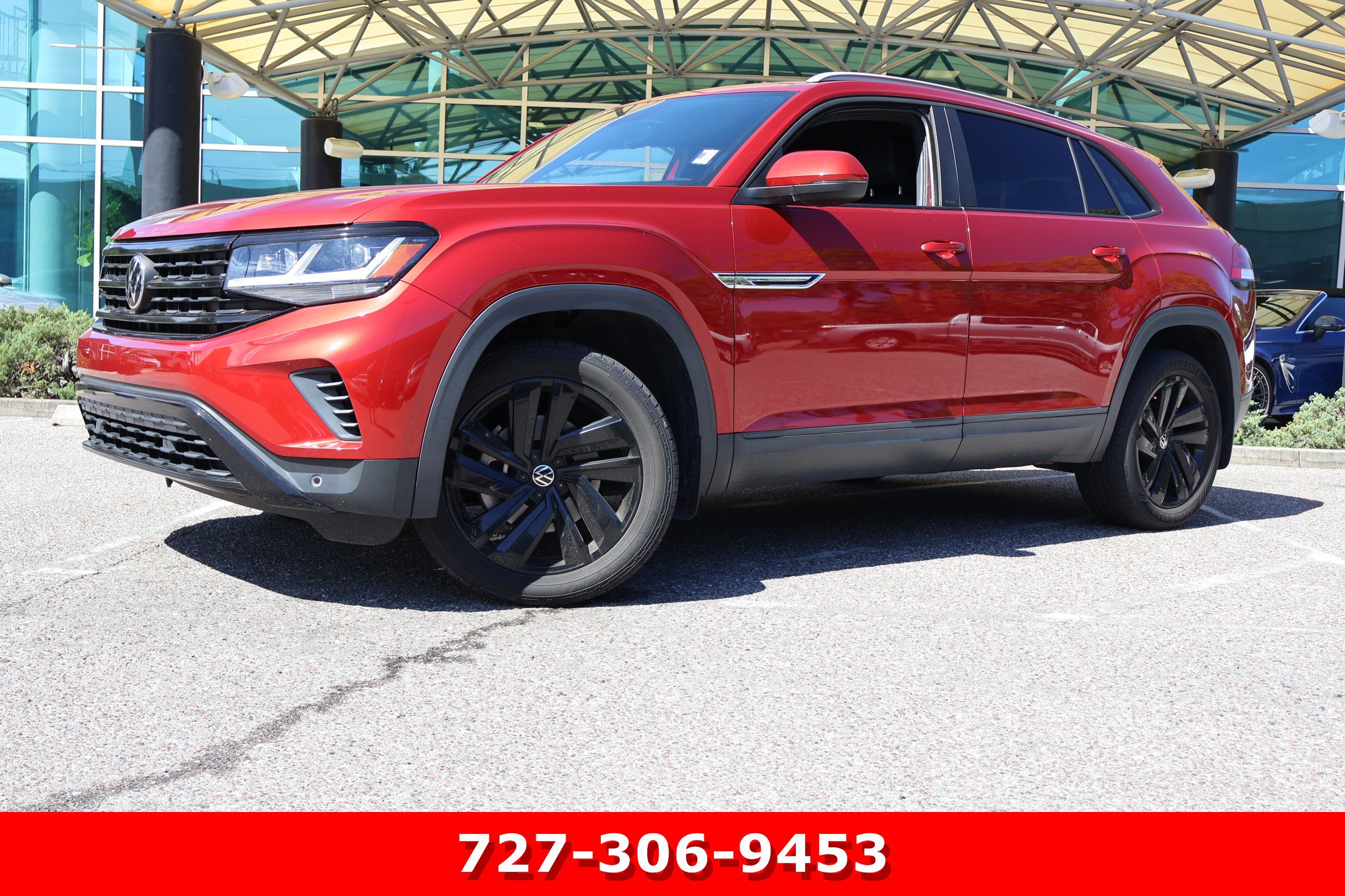 Used 2021 Volkswagen Atlas Cross Sport SE w/ 20" Black Wheels Package