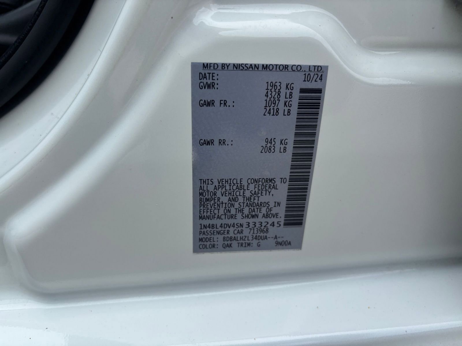 Used 2025 Nissan Altima 2.5 SV FWD image 29