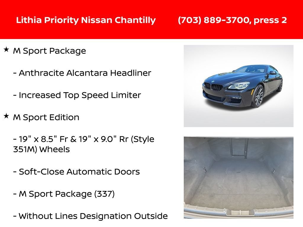 Used 2016 BMW 650i Gran Coupe RWD image 24