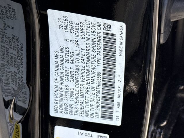 New 2026 Honda Civic Sport image 39