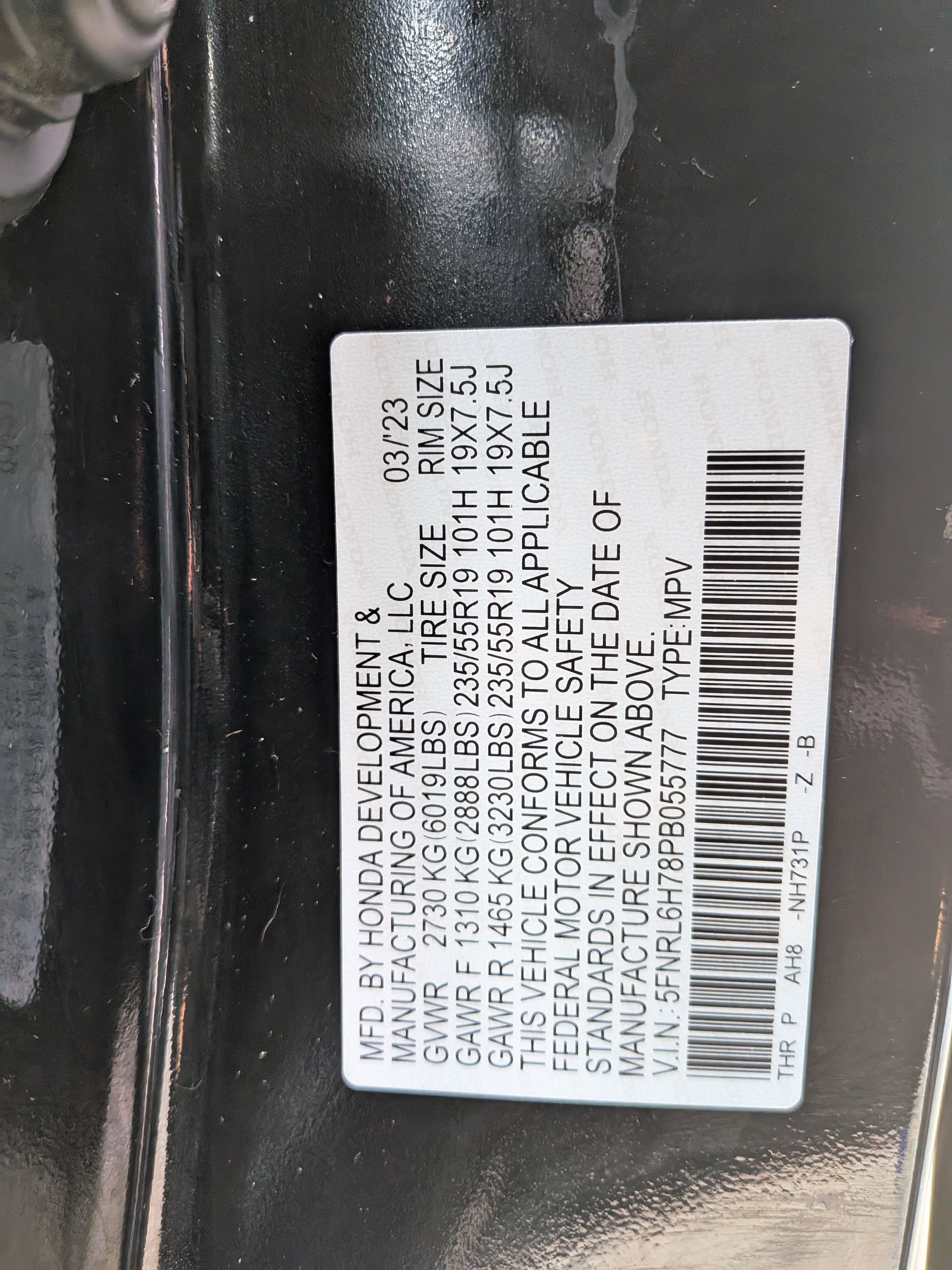 Certified 2023 Honda Odyssey Sport image 35