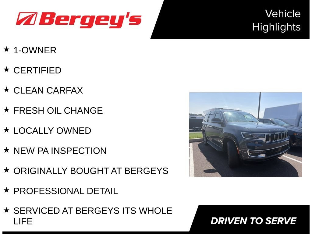 Certified 2025 Jeep Wagoneer 4WD w/ Premium Group I image 5