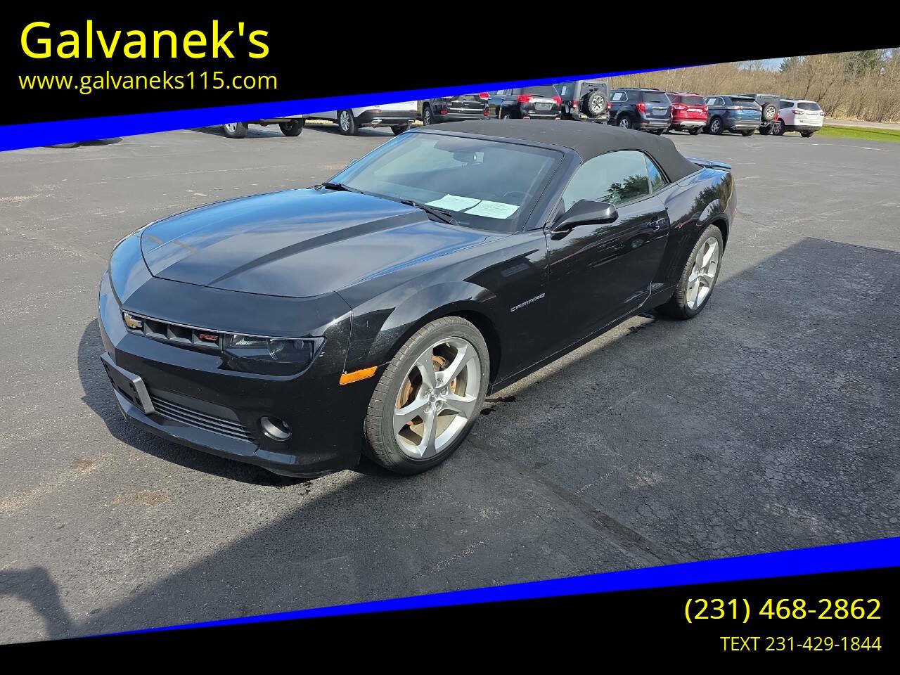 Used 2015 Chevrolet Camaro LT w/ RS Package RWD image 1