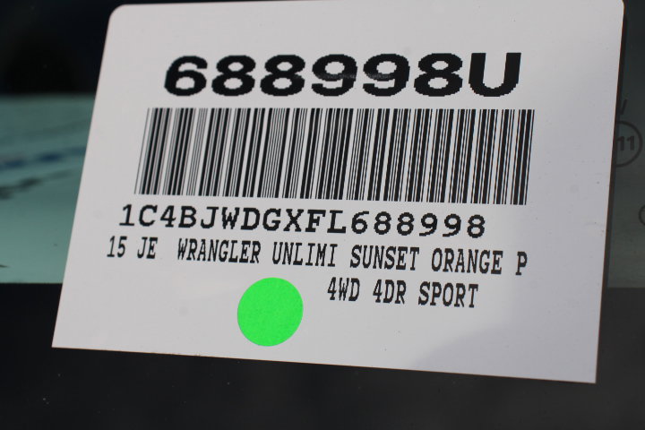 Used 2015 Jeep Wrangler Unlimited Sport image 25