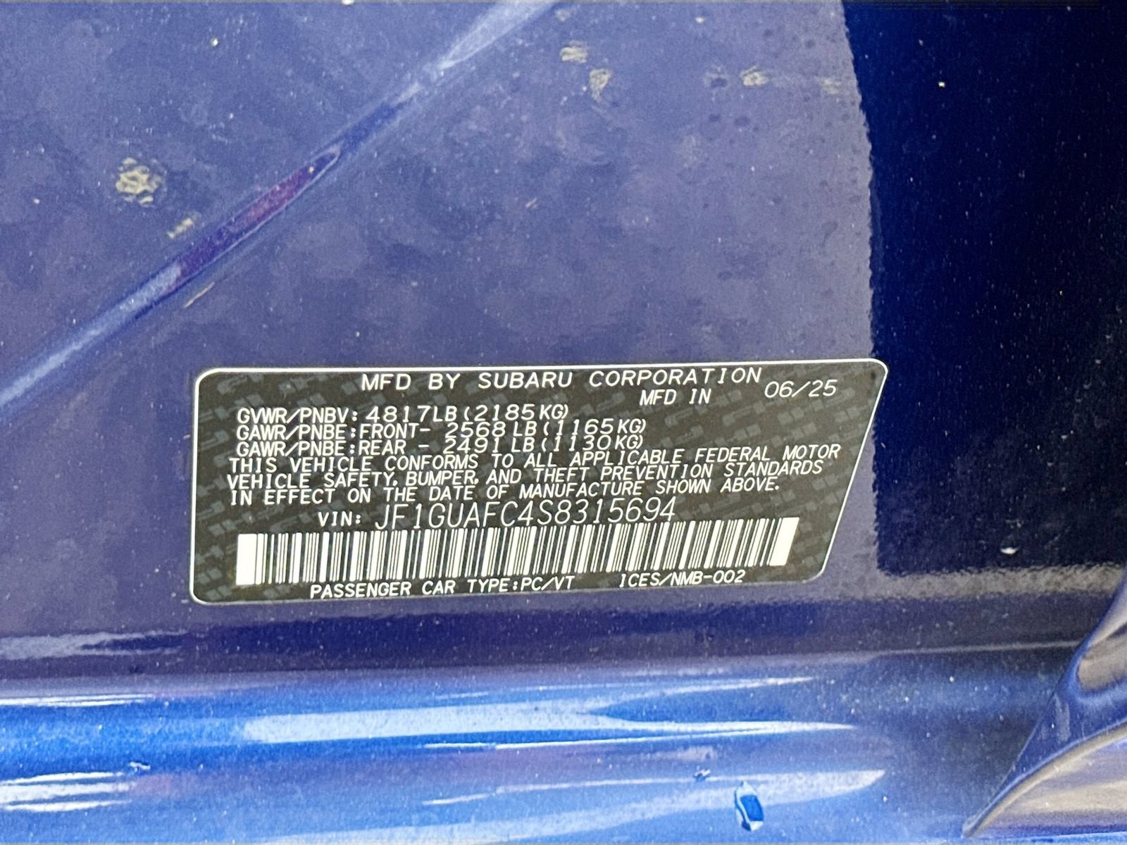 Used 2025 Subaru Impreza 2.0i Sport AWD/4WD image 28