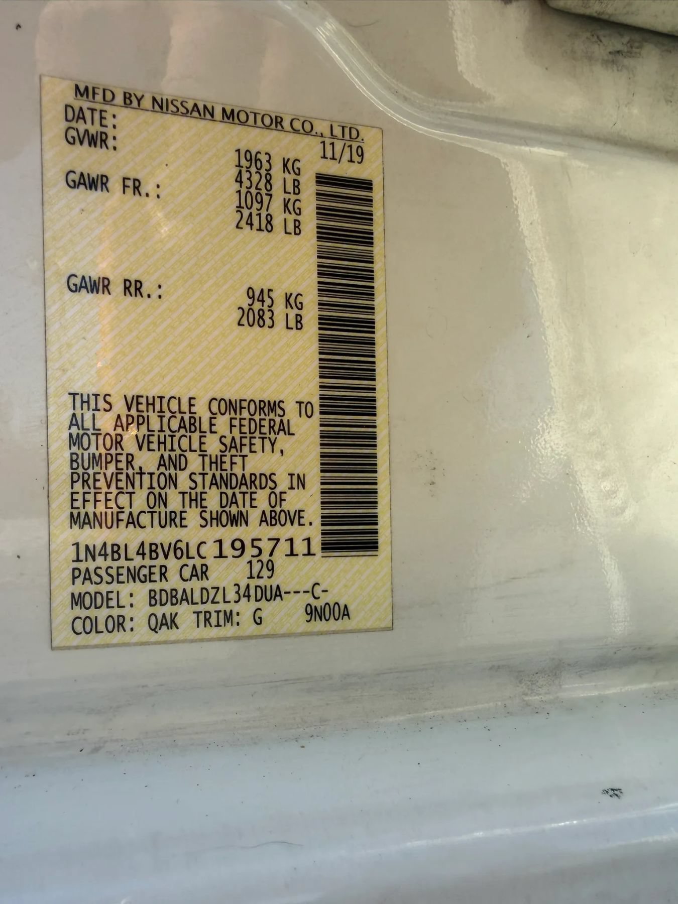 Used 2020 Nissan Altima 2.5 S FWD image 31