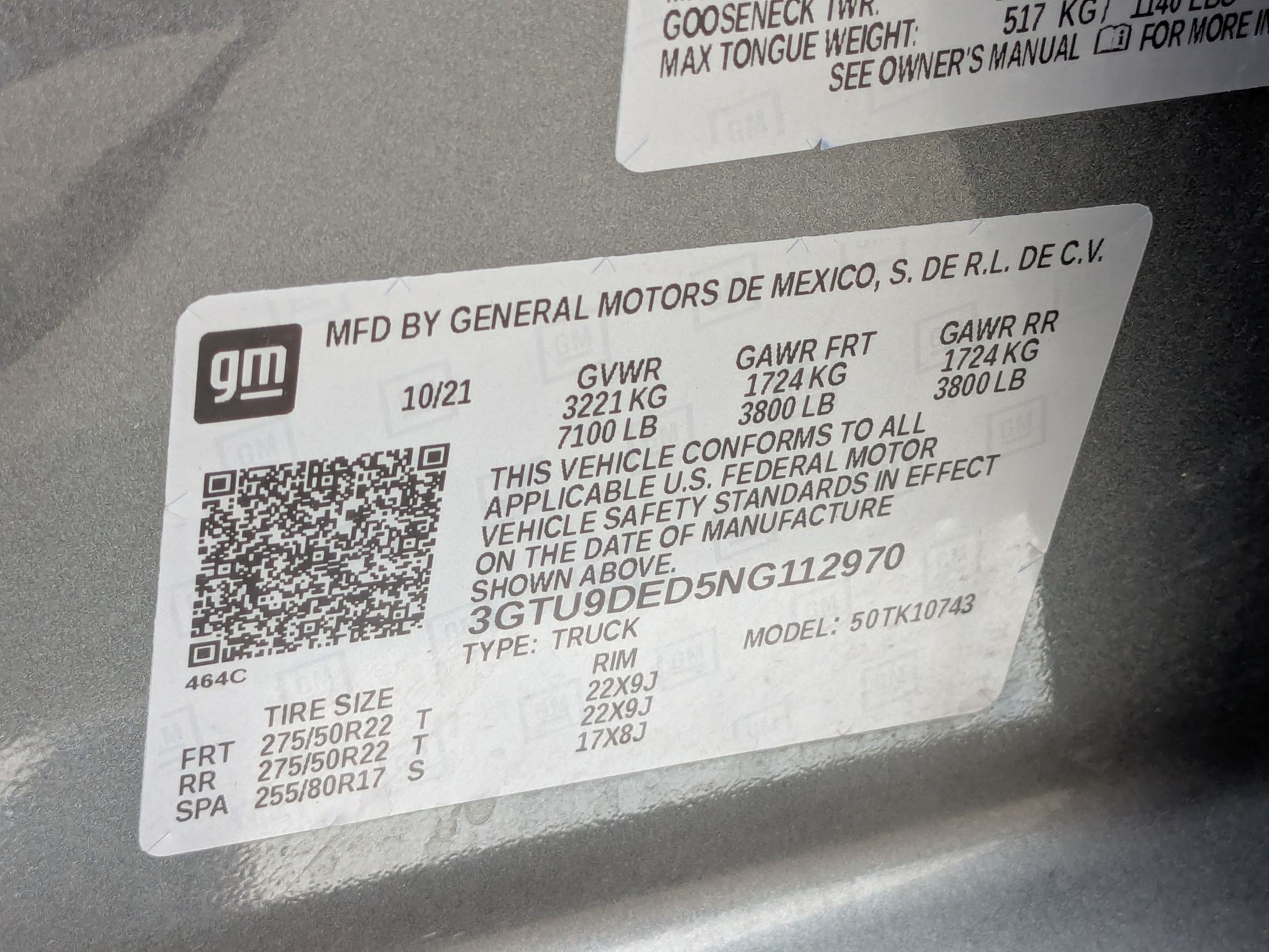 Certified 2022 GMC Sierra 1500 SLT w/ SLT Premium Plus Package AWD/4WD image 37