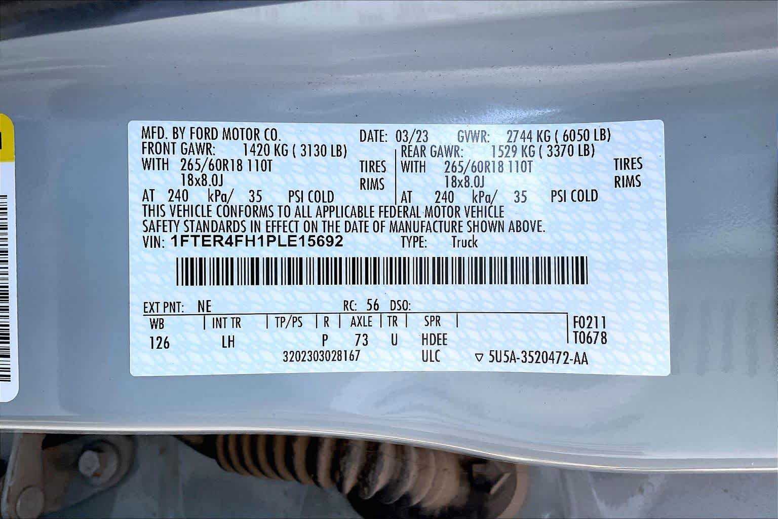 Used 2023 Ford Ranger XLT AWD/4WD image 31