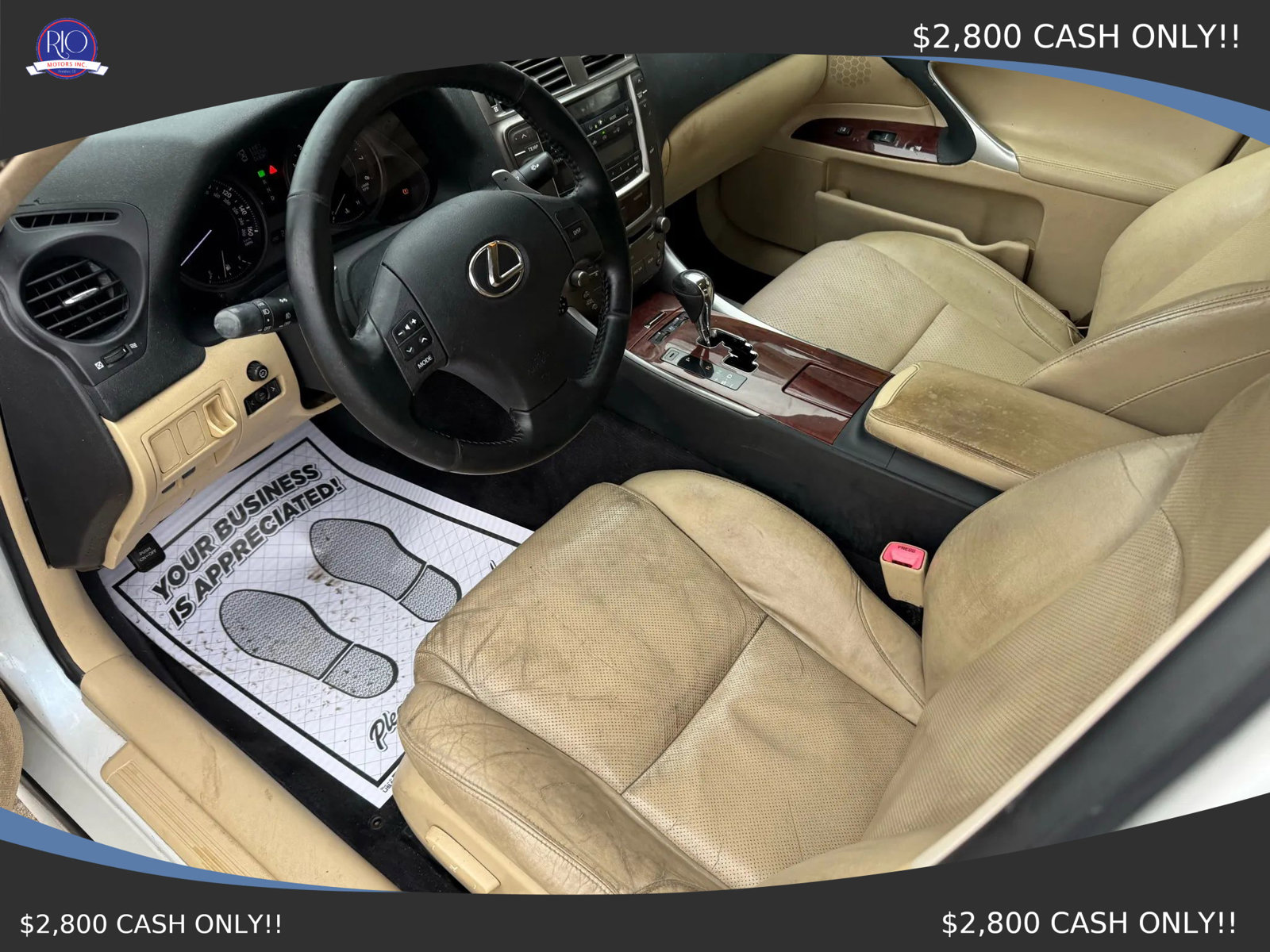 Used 2008 Lexus IS 250 AWD w/ Premium Pkg image 8