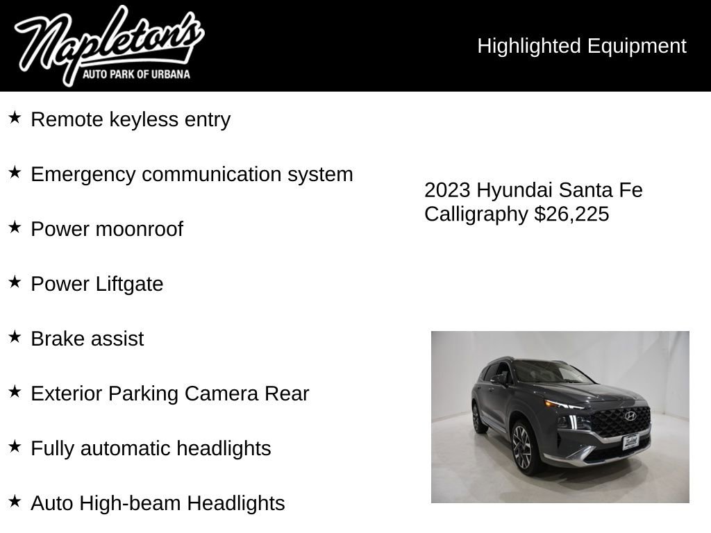 Used 2023 Hyundai Santa Fe Calligraphy AWD/4WD image 16