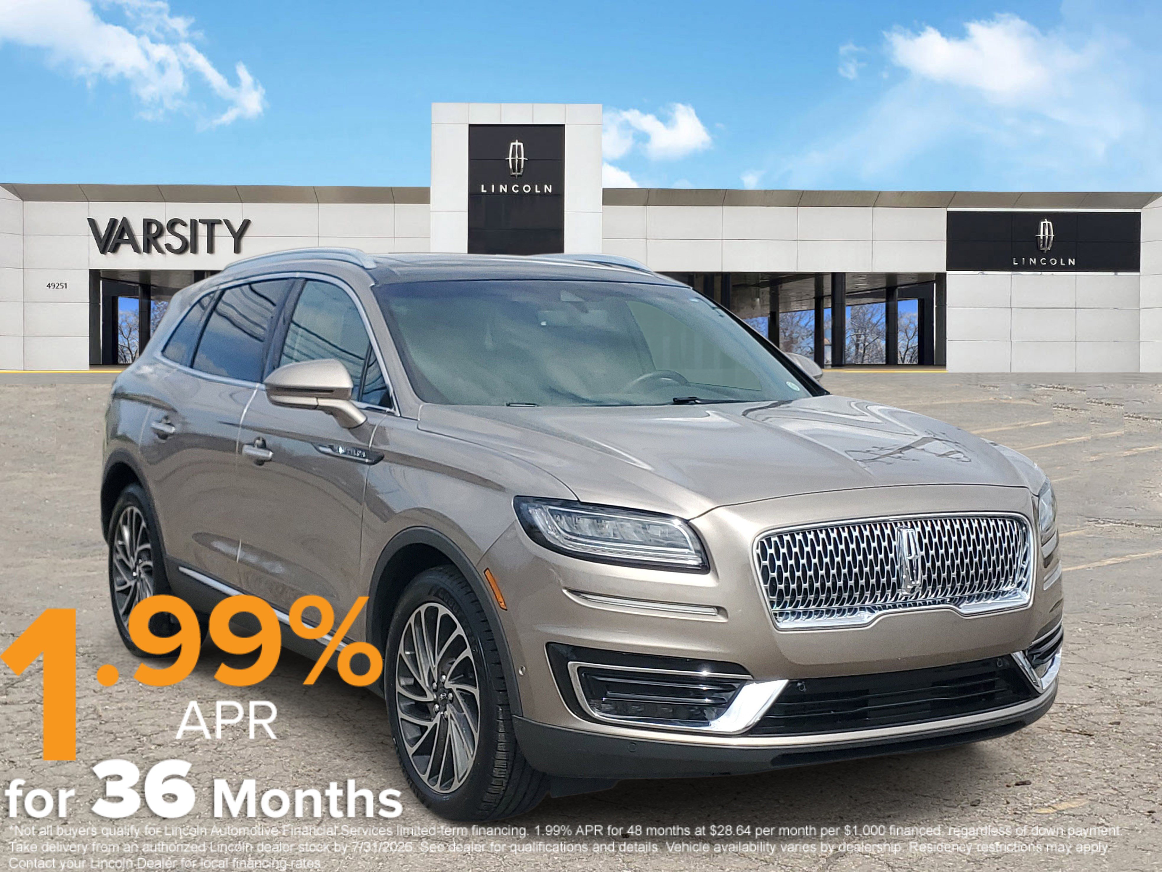 Certified 2020 Lincoln Nautilus Reserve w/ Equipment Group 201A