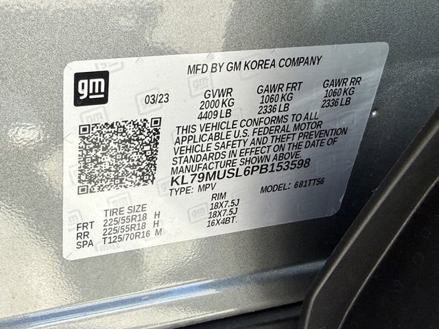 Certified 2023 Chevrolet TrailBlazer RS w/ Convenience Package image 22