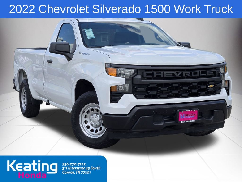 Used 2022 Chevrolet Silverado 1500 W/T w/ Trailering Package RWD image 1