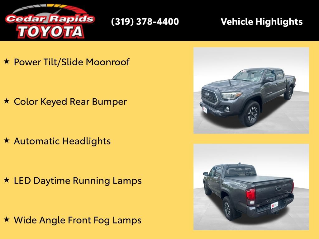 Certified 2018 Toyota Tacoma TRD Off-Road AWD/4WD image 35