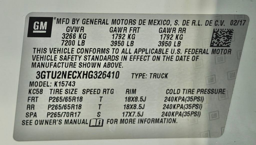 Used 2017 GMC Sierra 1500 SLT w/ All Terrain Package image 59