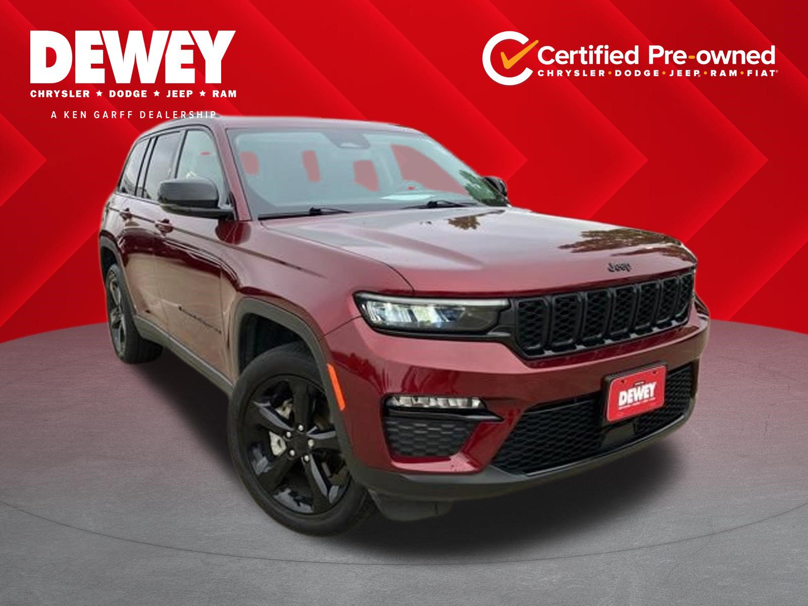 Certified 2023 Jeep Grand Cherokee Limited w/ Black Appearance Package AWD/4WD image 1