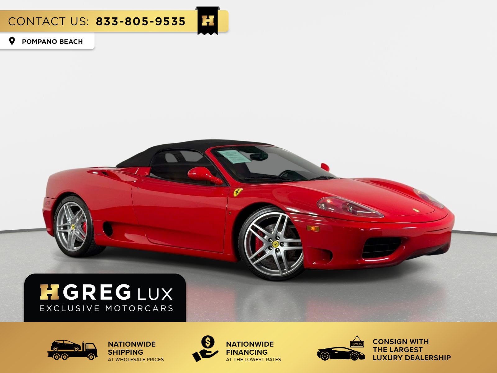 Used 2001 Ferrari 360 Spider