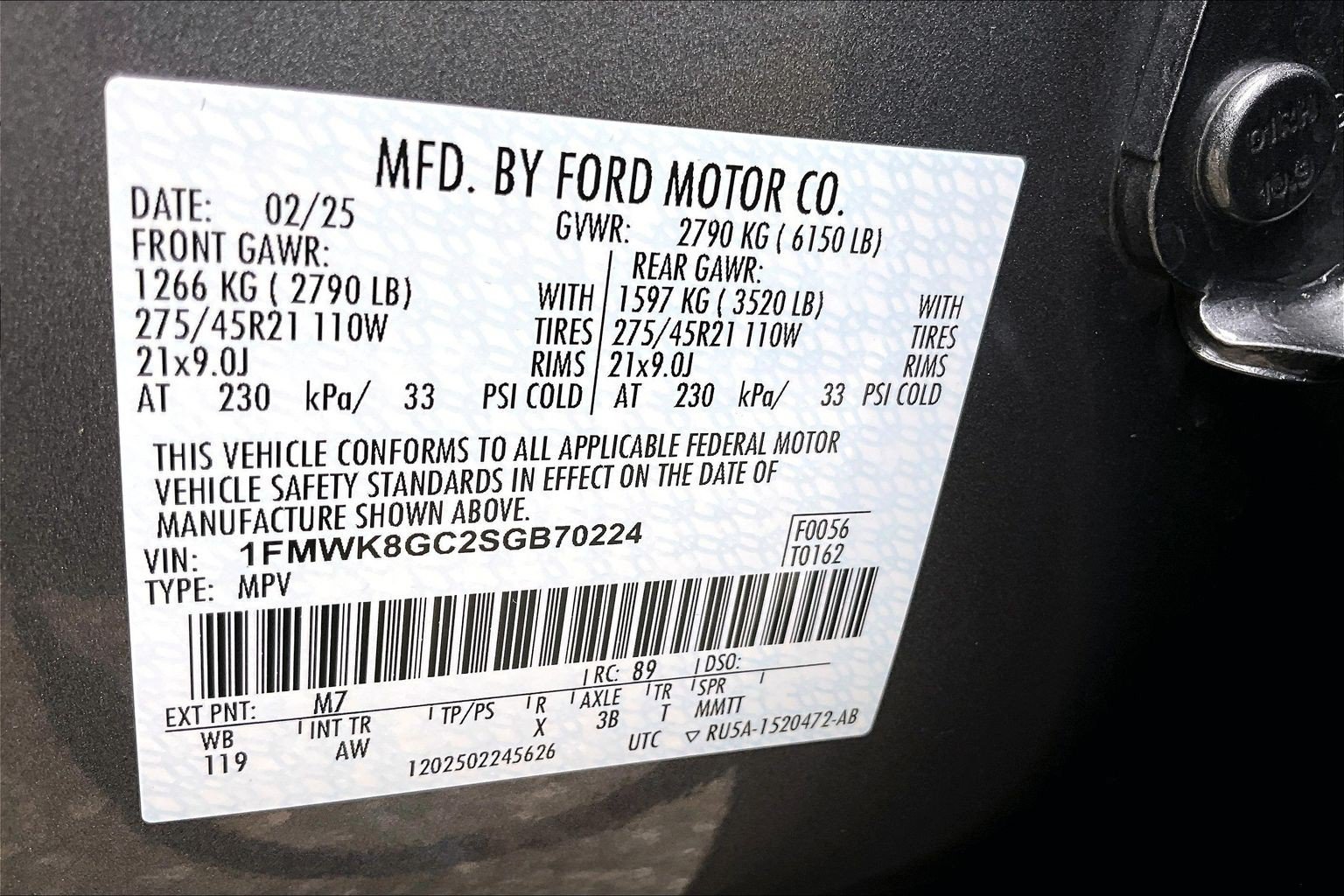 Used 2025 Ford Explorer ST w/ Sun And Sound Package AWD/4WD image 34
