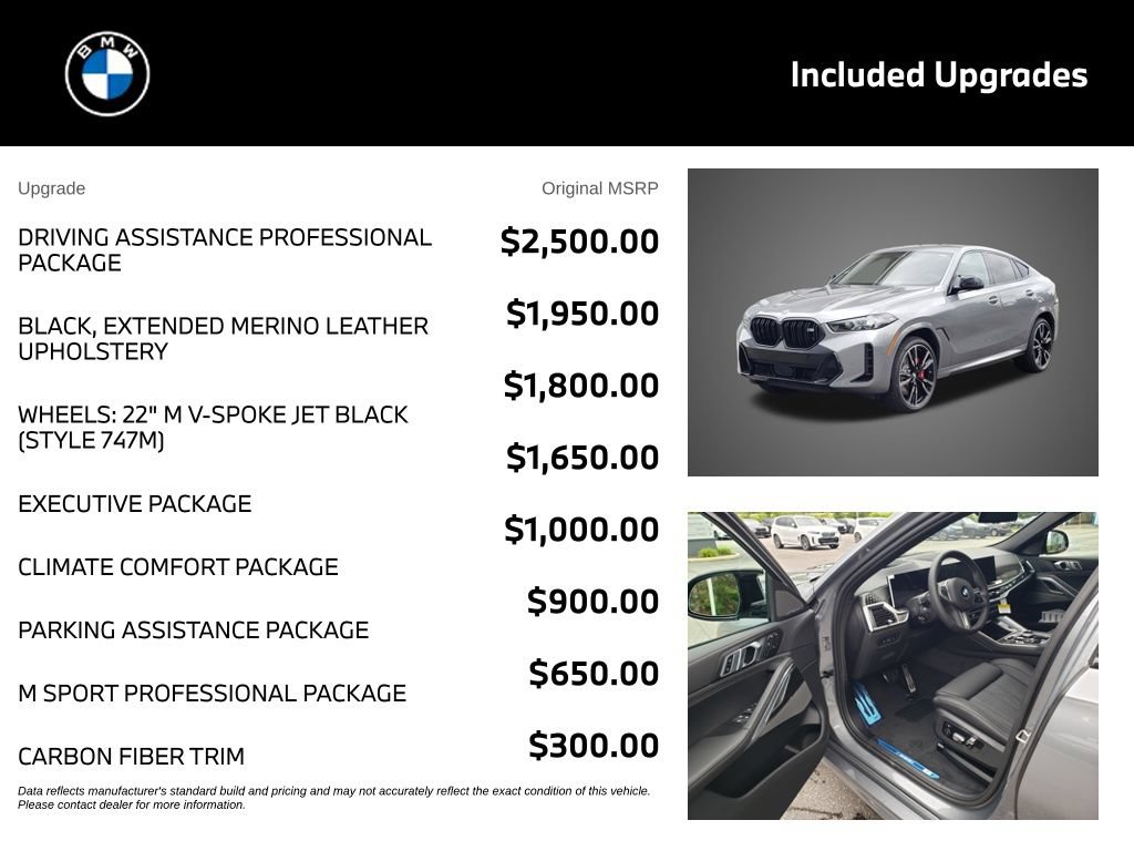 New 2027 BMW X6 M60i AWD/4WD image 4