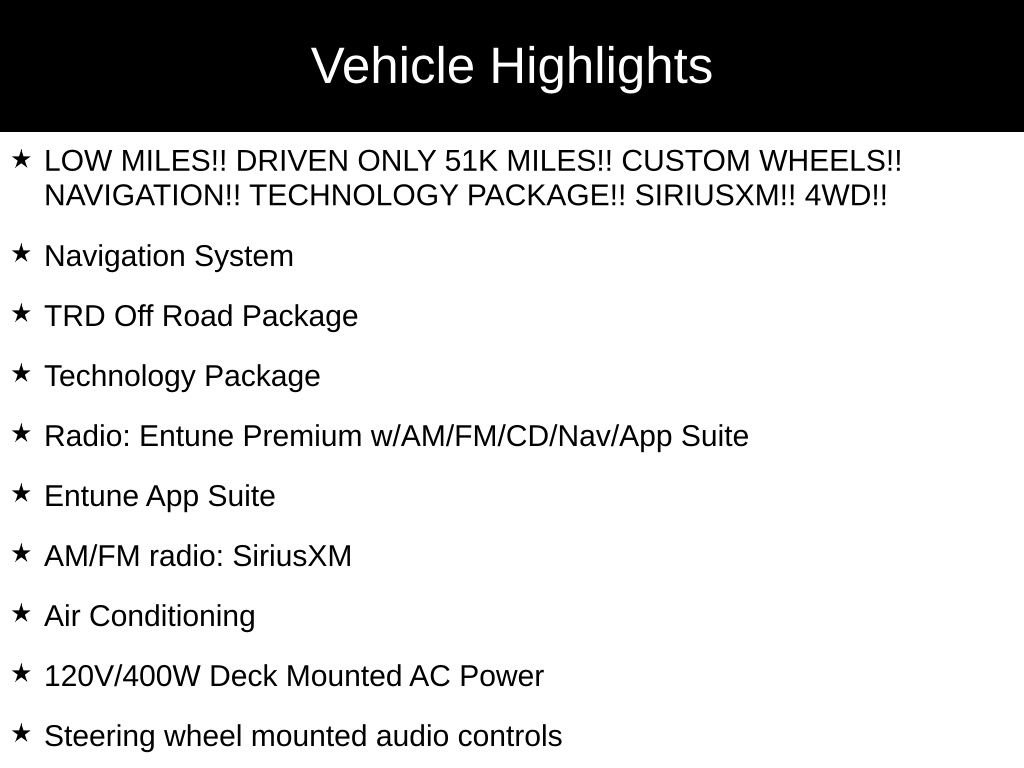 Used 2019 Toyota Tacoma TRD Off-Road w/ Technology Package AWD/4WD image 34