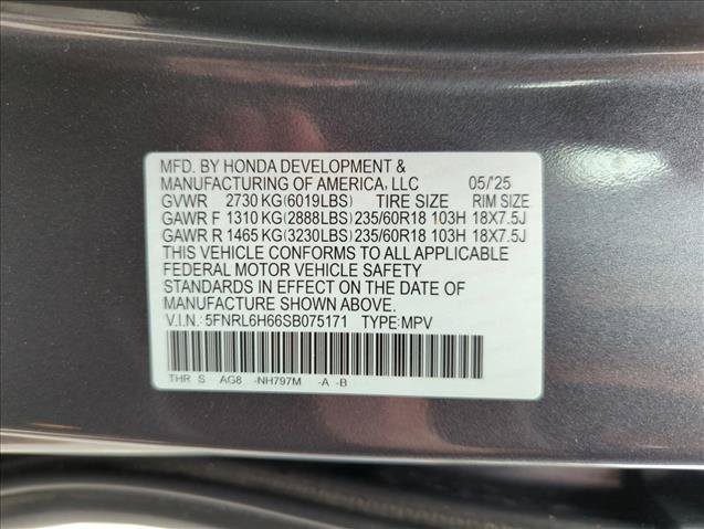 Used 2025 Honda Odyssey EX-L image 14