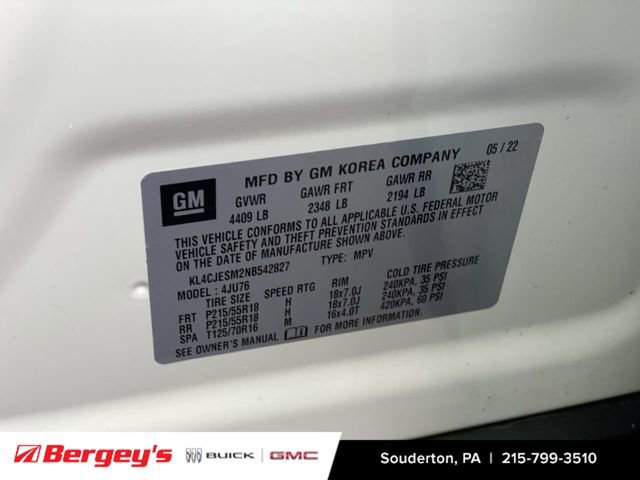 Certified 2022 Buick Encore Preferred w/ Safety Package image 37