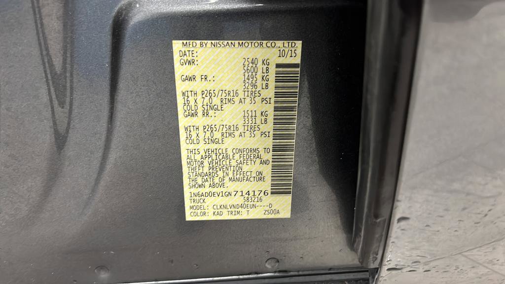 Used 2016 Nissan Frontier PRO-4X image 26