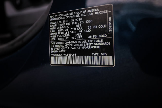 Used 2022 Volkswagen Atlas SEL R-Line AWD/4WD image 66