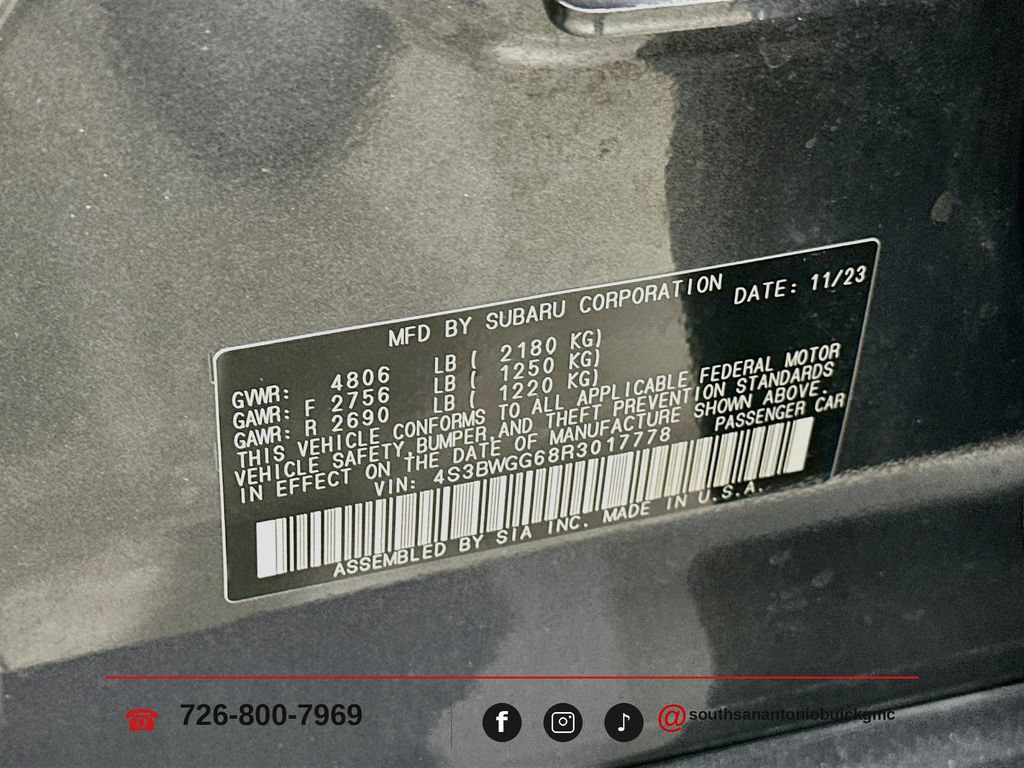 Used 2024 Subaru Legacy Sport AWD/4WD image 33