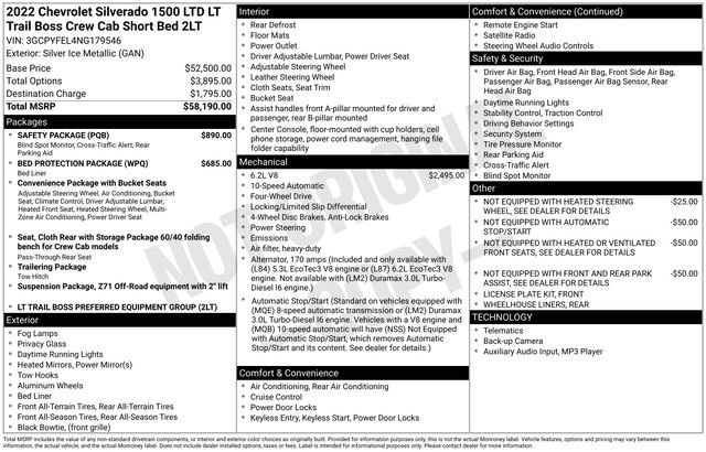 Used 2022 Chevrolet Silverado 1500 LT Trail Boss w/ Safety Package video 2