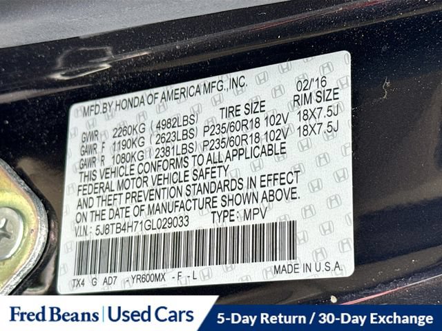 Used 2016 Acura RDX w/ Advance Package AWD/4WD image 39