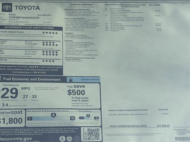 New 2025 Toyota RAV4 XLE image 25