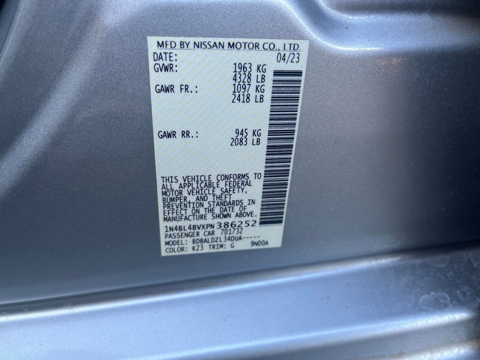 Used 2023 Nissan Altima 2.5 S image 30