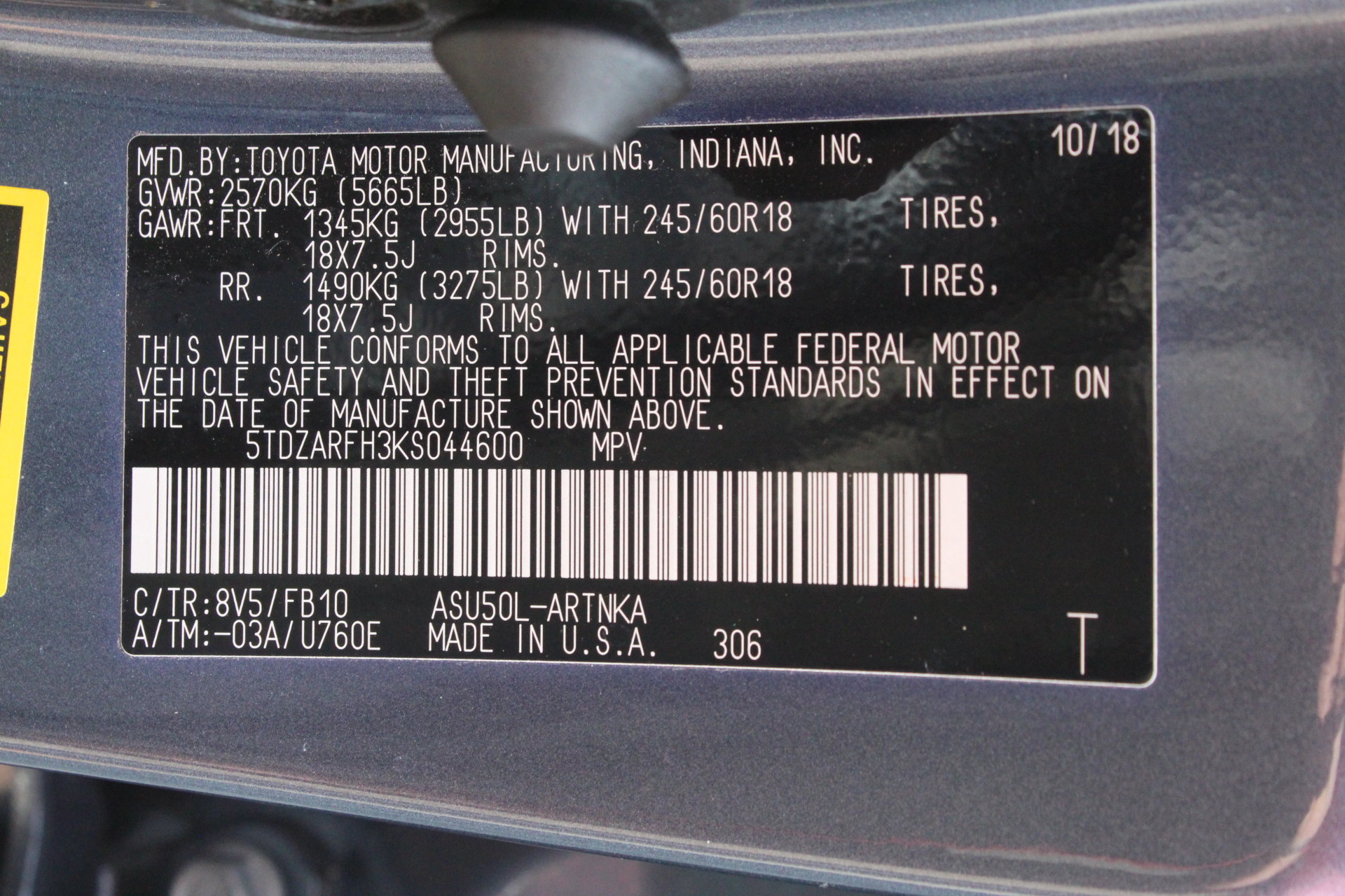 Used 2019 Toyota Highlander LE FWD image 34