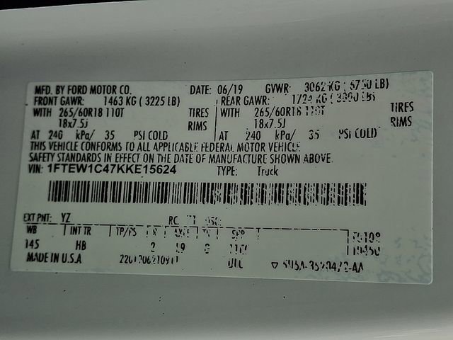 Used 2019 Ford F150 Lariat w/ Max Trailer Tow Package image 28