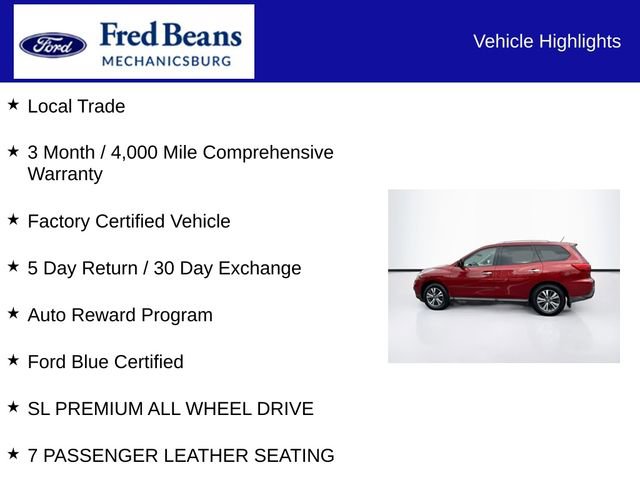 Used 2017 Nissan Pathfinder SL w/ SL Premium Package image 5