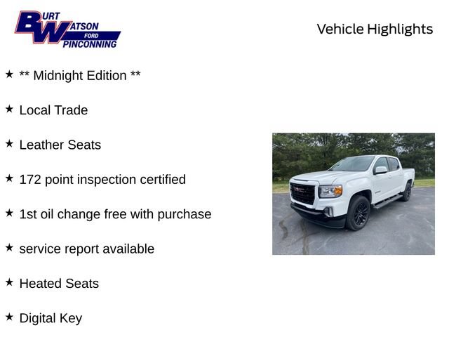 Used 2022 GMC Canyon Elevation w/ Elevation Premium Package AWD/4WD image 10