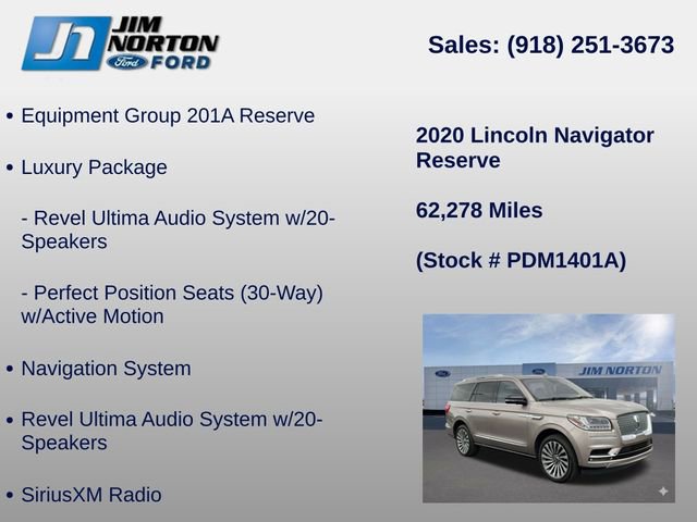 Used 2020 Lincoln Navigator Reserve w/ Luxury Package image 11