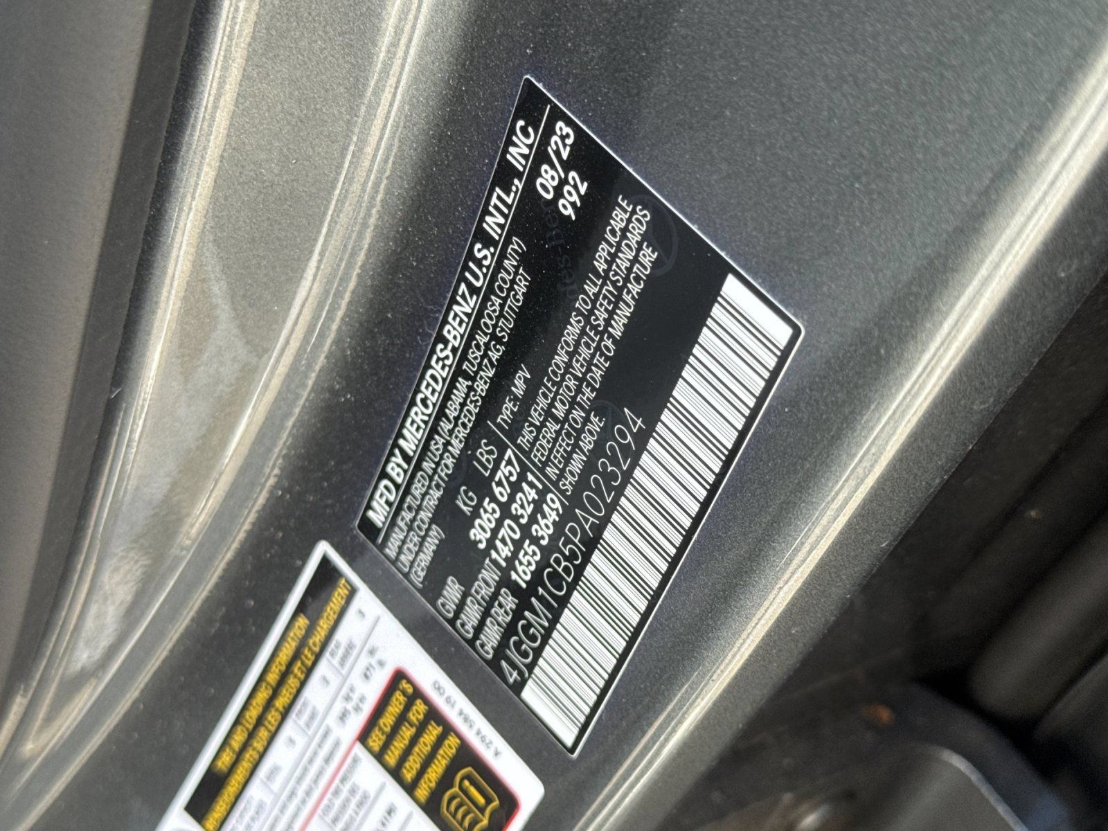 Certified 2023 Mercedes-Benz EQE 350+ 4MATIC SUV image 29