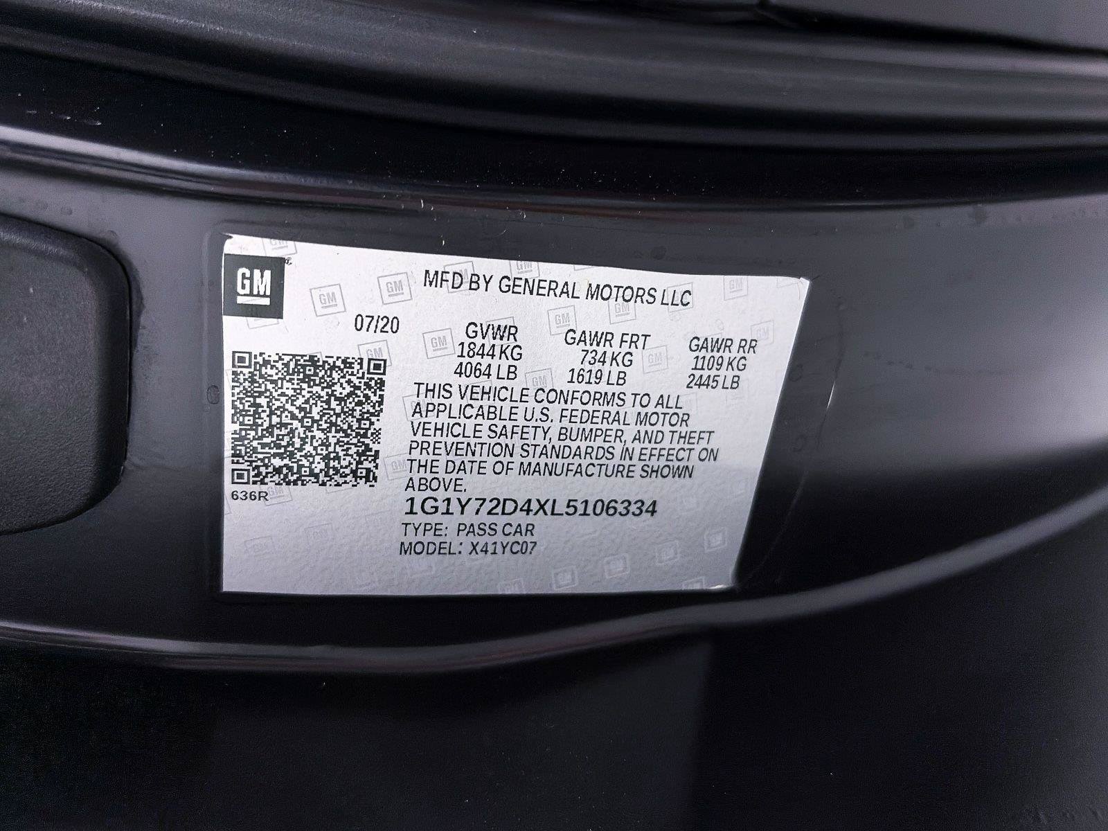 Used 2020 Chevrolet Corvette Stingray Preferred Cpe w/ 2LT Preferred Equipment Group RWD image 39