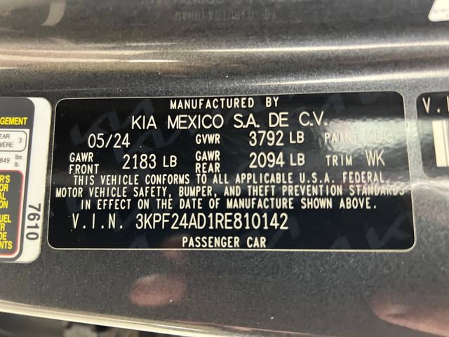 Used 2024 Kia Forte LXS image 27